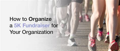 how to set up a 5k fundraiser